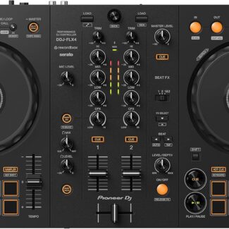 Pioneer DJ DDJ-FLX4 2-deck Rekordbox and Serato DJ Controller - Graphite
